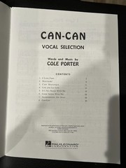 Cole Porter&rsquo;s « Can-Can » vocal selection sheet music book