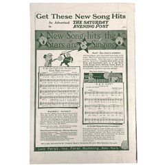 1918 If He Can Fight Like He Can Love, Good Night Germany – Vintage Sheet Music
