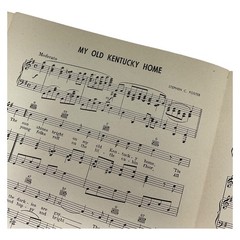Stephen C Foster Sheet Music My Old Kentucky Home 1940 Easy Listening