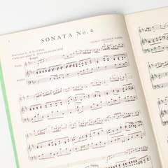 Vintage Handel 6 Sonatas For Violin & Piano Vol II Francescatti Sheet Music