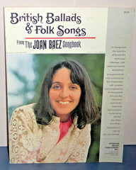 British Ballads & Folk Songs from the Joan Baez Songbook PB Ryerson 1967
