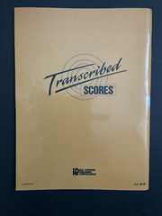 BEATLES Transcribed Scores Blue and Yellow Book Guitar Keyboard Vocals Drum Bass