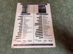 Big Song Hits No. 1 Trumpet Clarinet Tenor Sax Blues Music sheet 1957