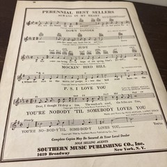 Fascination by Manning and Marchetti Sung by Dick Jacobs Sheet Music 1954