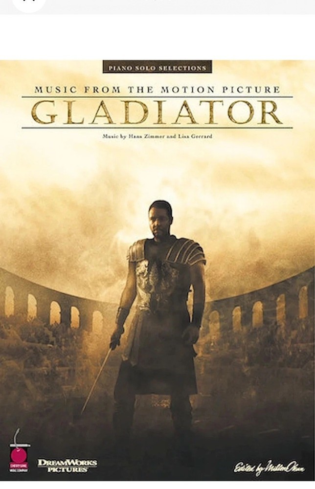 Gladiator – Music from the DreamWorks Motion Picture Piano Solo Selections Sheet