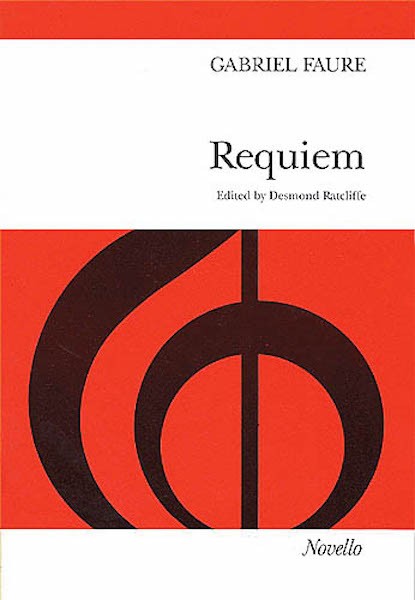 Gabriel Faure Requiem Vocal Score SATB Choral Piano Sheet Music Novello Book