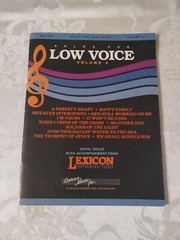 Solo for Low Voice Volume 4 Vocal Solos with Accompaniment from Lexicon 1982 VTG