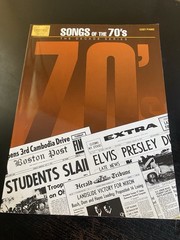 Songs of the 70&rsquo;s The Decade Series sheet music 49 songs 1993