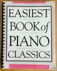 Easiest Book of Piano Classics – Intermediate – Comb Bound – Amsco 1997