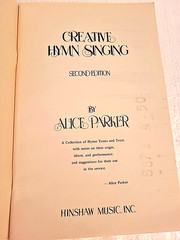 Creative Hymn Singing 2nd Edition by Alice Parker Paperback Hinshaw Music Book