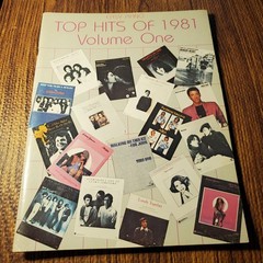 Top Hits of 1981 Volume One Vocal Selections Easy Piano Warner Bros