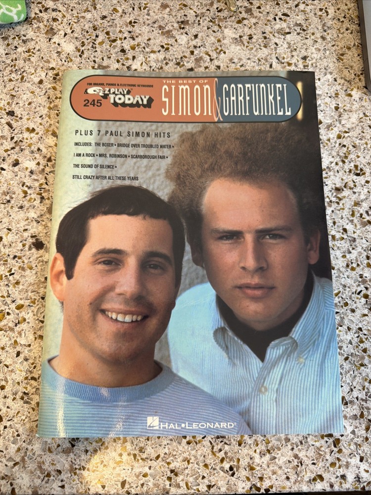 EZ Play Today #345 -The Best of SIMON & GARFUNKEL – 1991 Hal Leonard organ music