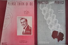 Lot of 40 Vintage 1940s Sheet Music Pieces All G or VG Pkg 1