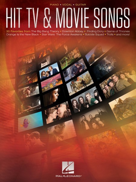 Hit TV and Movie Songs Sheet Music Piano Vocal Guitar Songbook NEW 000195514