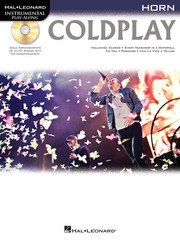 Coldplay for Horn Solo Sheet Music 12 Songs Instrumental Play-Along Book CD Pack