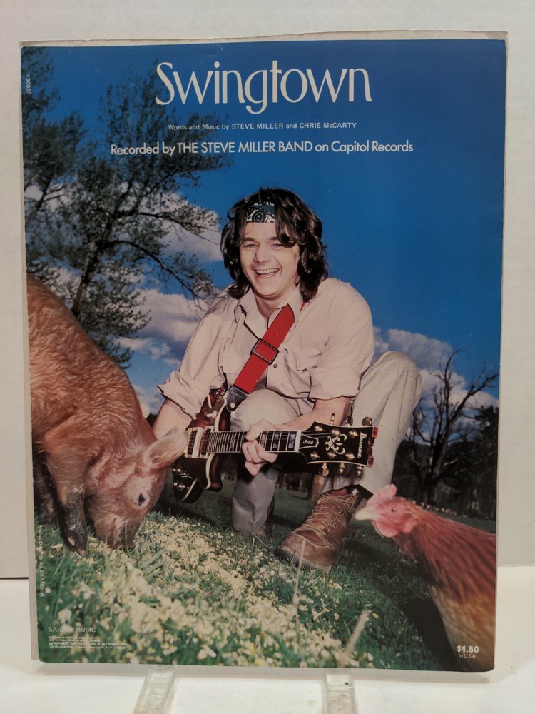 Swingtown Sheet Music Steve Miller Band Piano Voice Guitar 70s Rock N Roll F1AJ