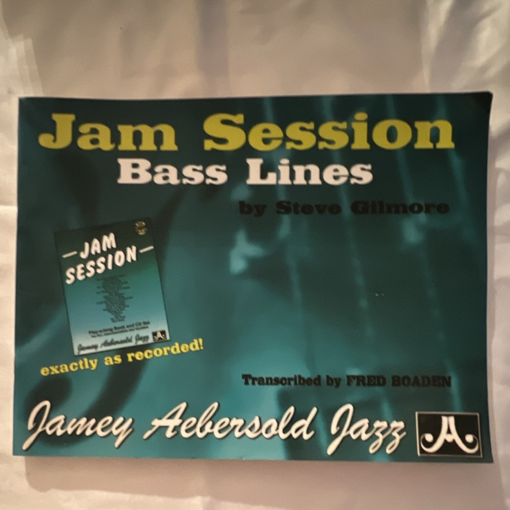 Jamey Aebersold Jazz Jam Session Bass Lines Sheet Music Bass Guitar Jazz GBL2