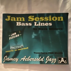 Jamey Aebersold Jazz Jam Session Bass Lines Sheet Music Bass Guitar Jazz GBL2