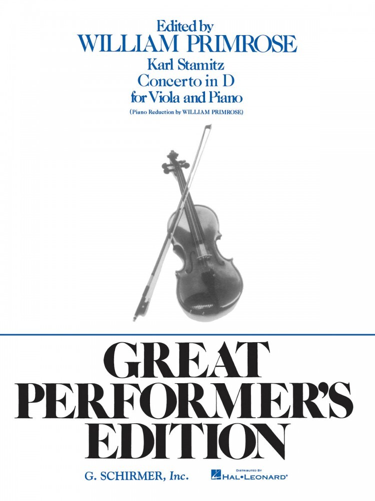 Concerto in D Op 1 Score and Parts Viola Solo Piano Reduction NEW 050335760