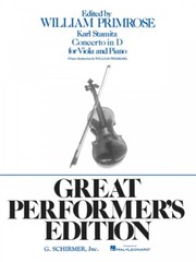 Concerto in D Op 1 Score and Parts Viola Solo Piano Reduction NEW 050335760