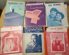 Lot of 40+ Vintage Sheet Music Pop And Boogie 1930s 1940s 1950s