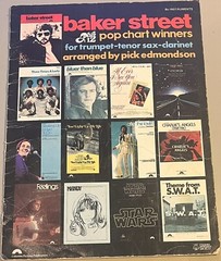 Baker Street + 12 Pop Chart Winners Songbook Sheet Trumpet, Tenor Sax, Clarinet