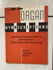 VTG Organ Song Books 16 Hymn Transcriptions & Organ Hymn Scriptions