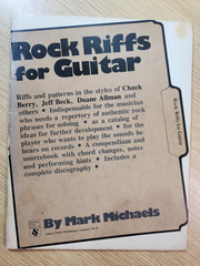 ROCK RIFFS FOR GUITAR – GUITAR TUTOR BOOK – FREEPOST – Pre-owned
