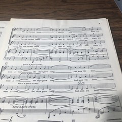 Rare 1955 Vintage AUTUMN LEAVES by Joseph Kosma Song Two Part Chorus Music Sheet