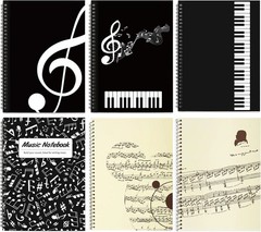 Professional Music Composition Notebook – 26x19cm, Soft Cover, 100 Blank Pages