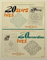 20 Accordion Hits: Keys Popular Song Album No. 2 (1963) Vintage Sheet Music Book