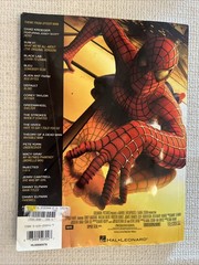 Spider-Man Music From and Inspired By sheet music book 126 pages.