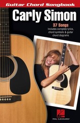 Carly Simon Guitar Chord Songbook Lyrics 37 Folk Pop Songs Classic Hits Book