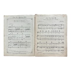 Just You Just Me Sheet Music Marion Davies Marianne MGM Jazz Standard 1929
