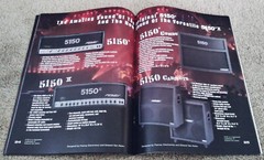 2001 PEAVEY Guitar & Bass Amp CATALOG Full Color EVH 5150 Van Halen NOS **NEW**