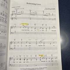 Lot Of 16 Choral Music Books “Redeeming Love -An Easter Musical”