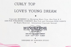 Sing With Shirley Temple Song Album Book 20th Century Fox Pictures 1935