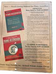 1937 FORSTER C ENSEMBLE FOLIO NO. 1 Accordion Music
