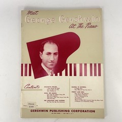 Meet George Gershwin At The Piano Songbook Gershwin Publishing Jazz Vtg USA