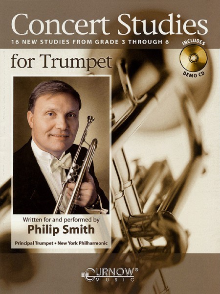 Concert Studies for Trumpet Grade 3-6 Curnow Play-Along Book NEW 044000611