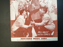 1956 Bill Haley Comet Sheet Music Saints Rock N&rsquo; Roll, See you Later Alligator