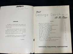 Meet George Gershwin At The Piano Published By Gershwin Publishing Co in 1938