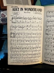 Alice in Wonderland Sheet Music Fox Trot Tobias Mason Feist 1933 Piano