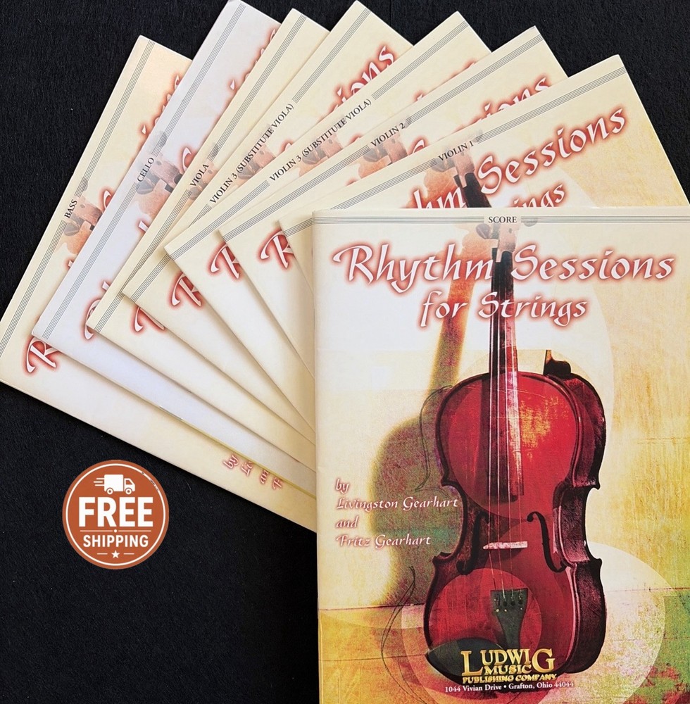 Rhythm Sessions for Strings Complete Set Score & Parts String Orchestra Music
