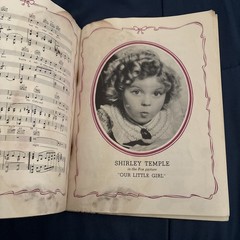 Sing With Shirley Temple Song Album Book 20th Century Fox Pictures 1935-DAMAGED