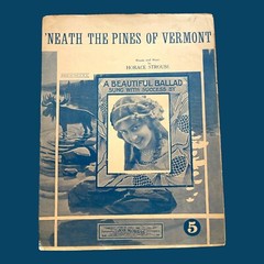 Neath The Pines of Vermont Sheet Music Florence Rayfield Horace Strouse 1904