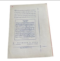 Tears From My Inkwell 1939 Sheet Music Mort Dixon Cover Harry Warren Jack Garber