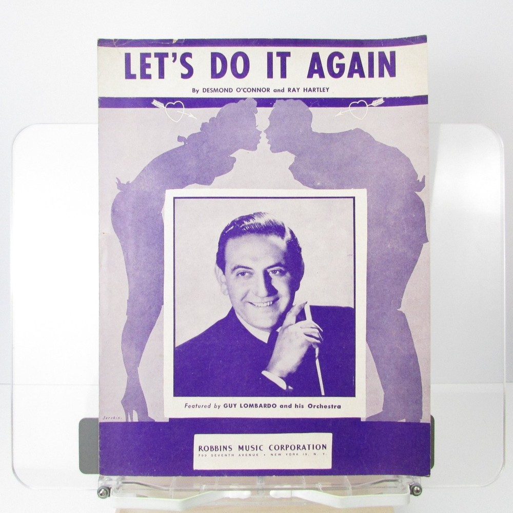 Let&rsquo;s Do It Again Sheet Music Guy Lombardo P/V/G Robbins 1949 Piano Ukulele