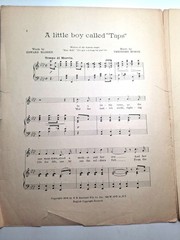 Sheet Music Little Boy Called Taps March Song Madden Morse 1904 14×10