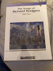 The Songs Of Richard Rodgers *songbook *sheet music *High vocals *vocal library